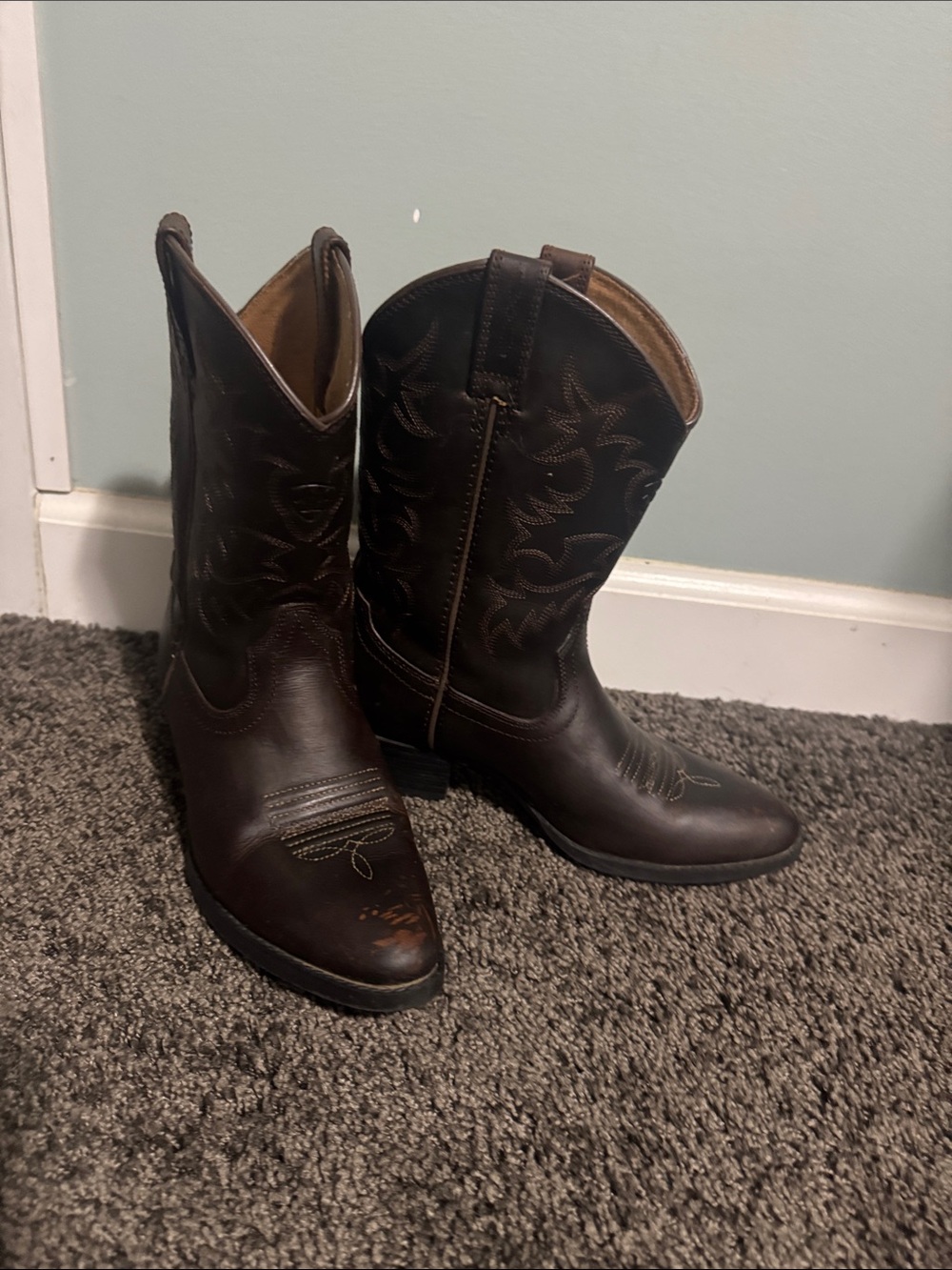 Ariat Kids Brown Western Pull-On Boots